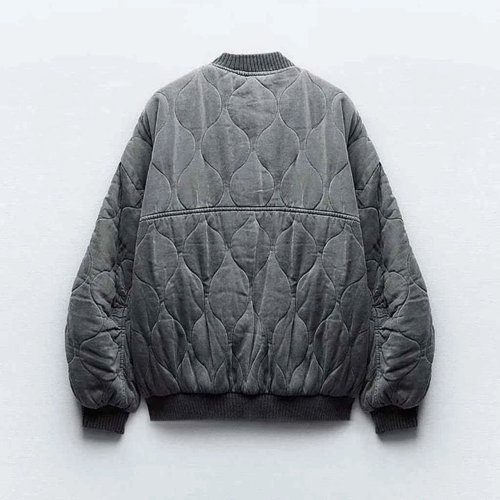 Women's Oversized Padded Jacket - Casual Warmth & Comfort