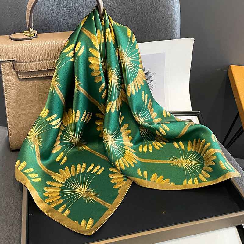 Women's Pure Silk Scarf - Elegant and Luxurious Accessory
