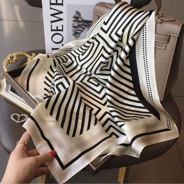 Women's Pure Silk Scarf - Elegant and Luxurious Accessory
