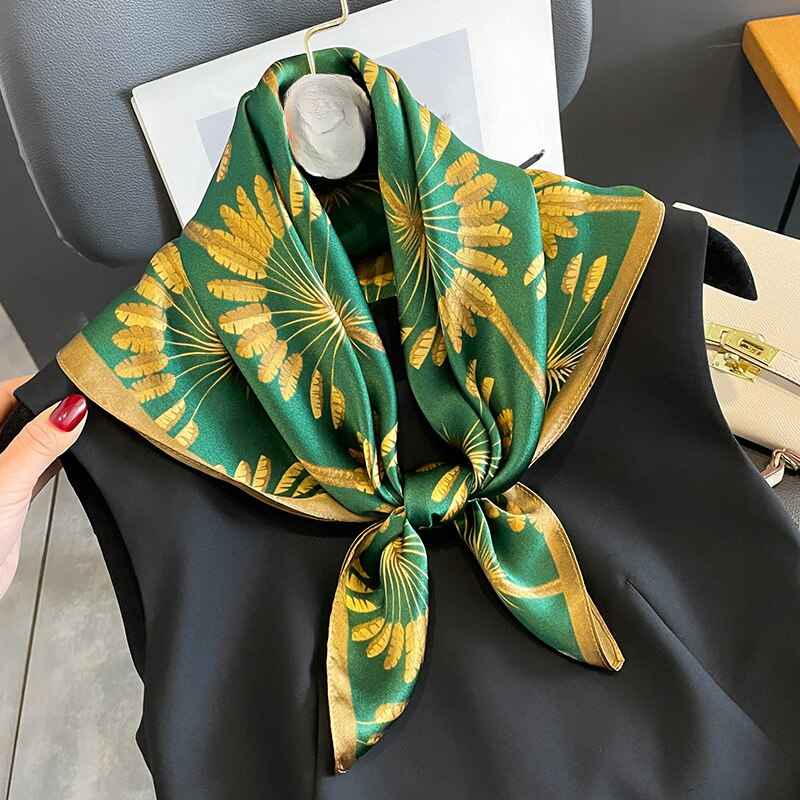 Women's Pure Silk Scarf - Elegant and Luxurious Accessory