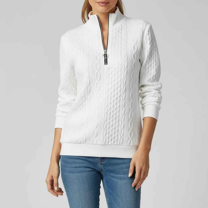 Women's Quarter Zip Sweater
