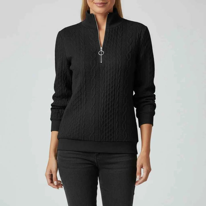 Women's Quarter Zip Sweater