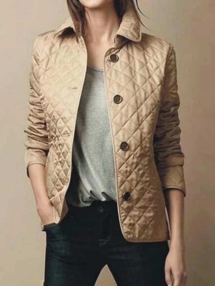 Women's Quilted Aldridge Jacket Brown