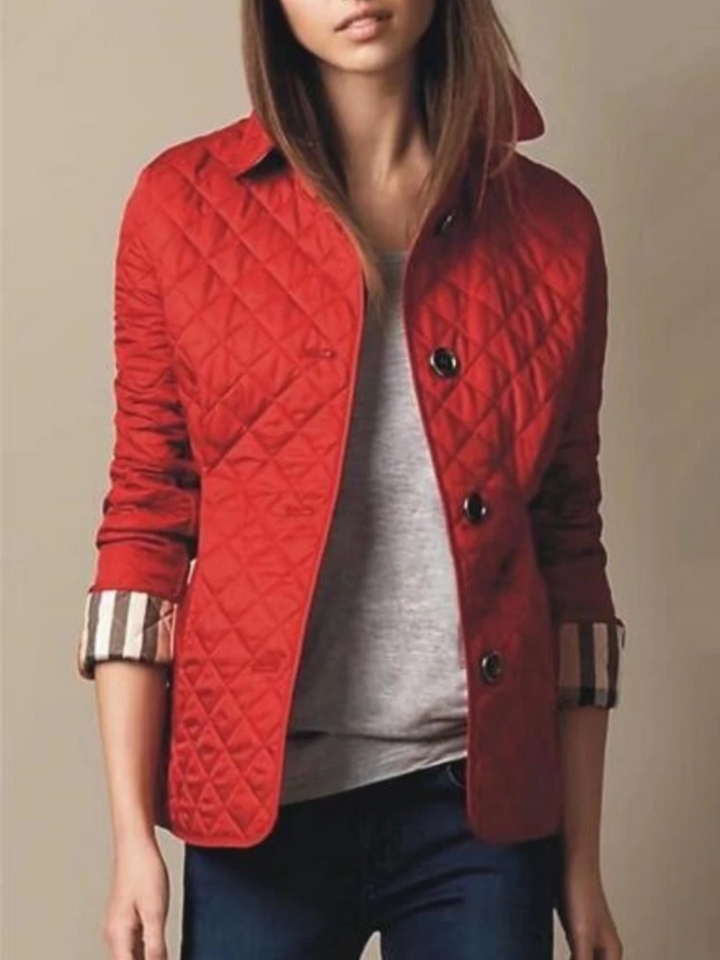 Women's Quilted Aldridge Jacket Red
