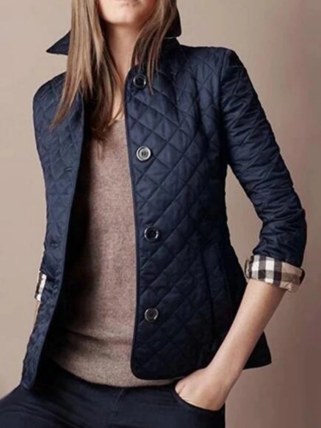 Women's Quilted Aldridge Jacket Blue