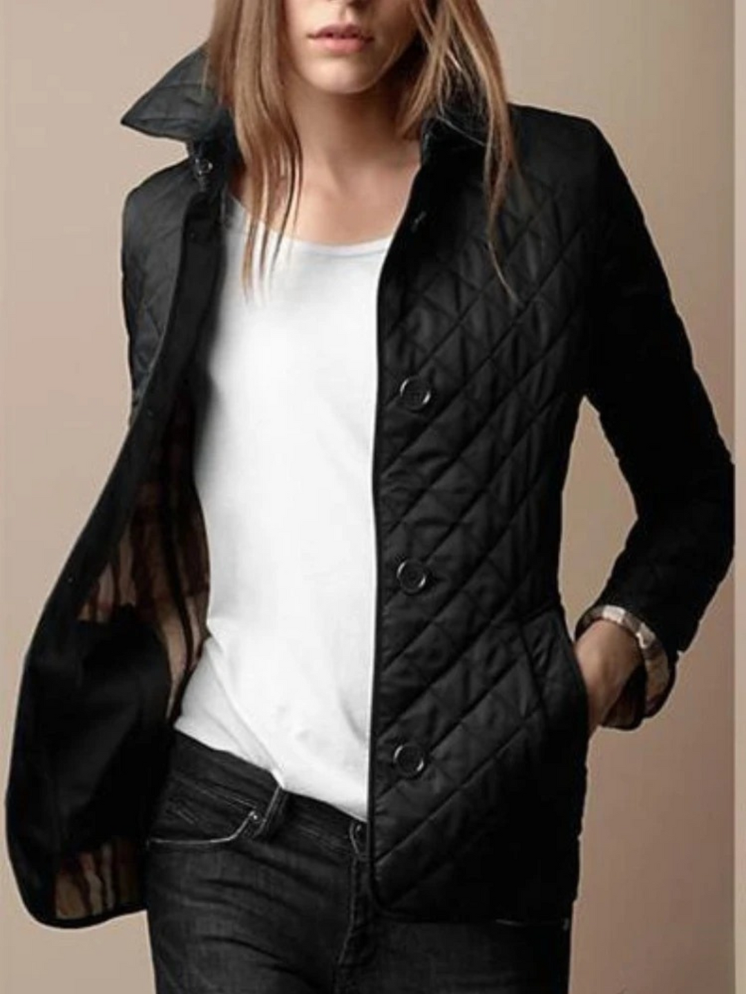 Women's Quilted Aldridge Jacket Black