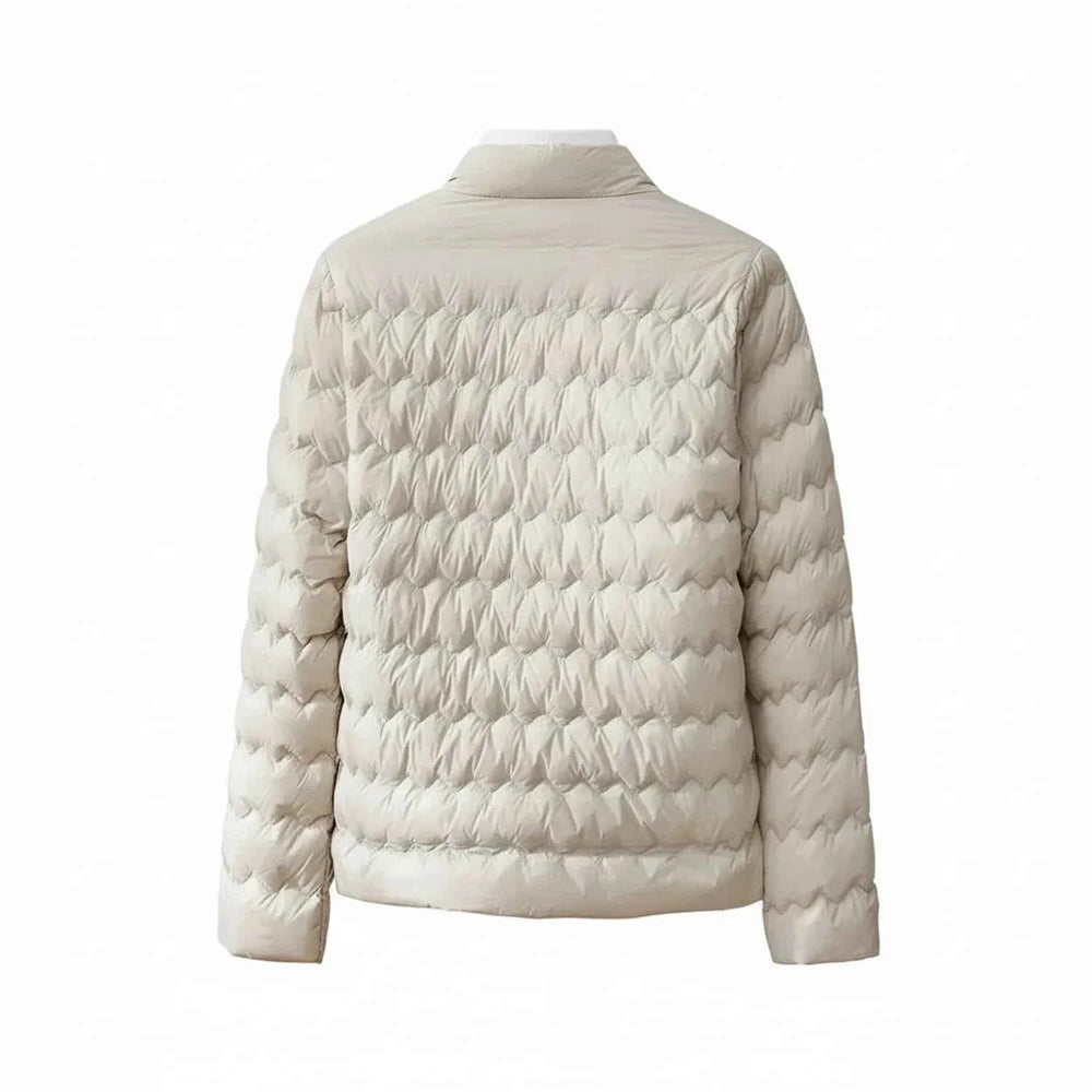 Women's Quilted Collarless Puffer Jacket