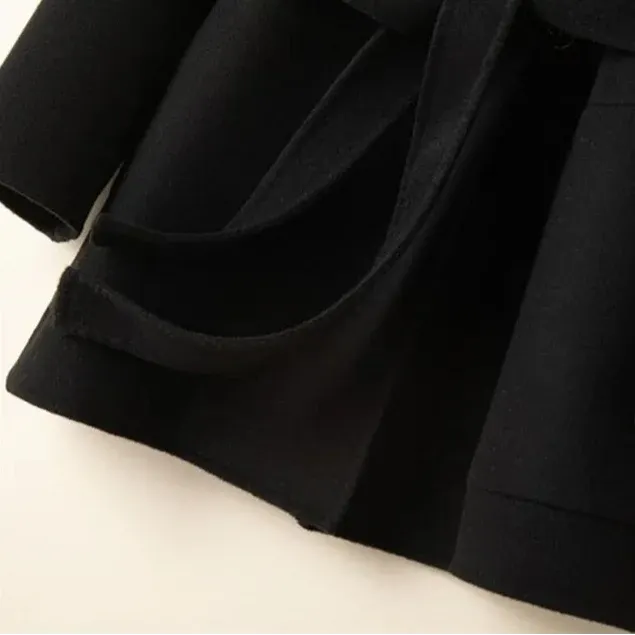 Women's Relaxed Fit Belted Wrap Coat