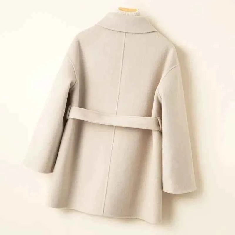 Women's Relaxed Fit Belted Wrap Coat
