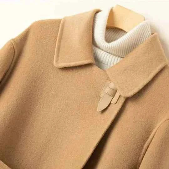 Women's Relaxed Fit Belted Wrap Coat