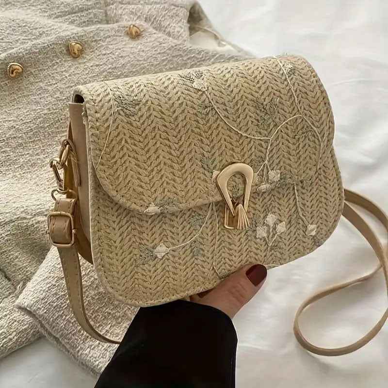 Women's Mini Crossbody Shoulder Bag with Adjustable Strap Khaki