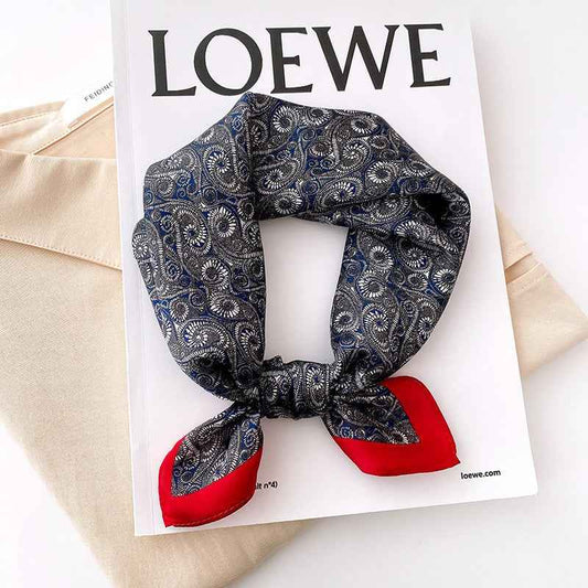 Women's Silk Scarf Winter Essential Knitwear Collection Medium