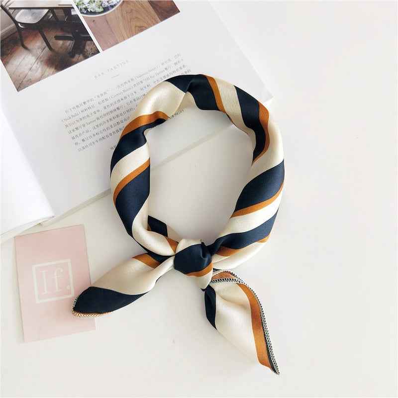 Women's Silk Touch Scarf - Cannes Style White