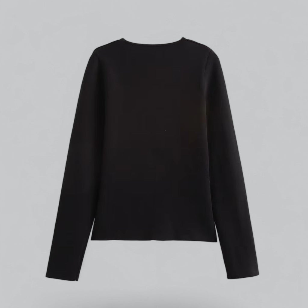 Women's Spring Minimal Button Cardigan