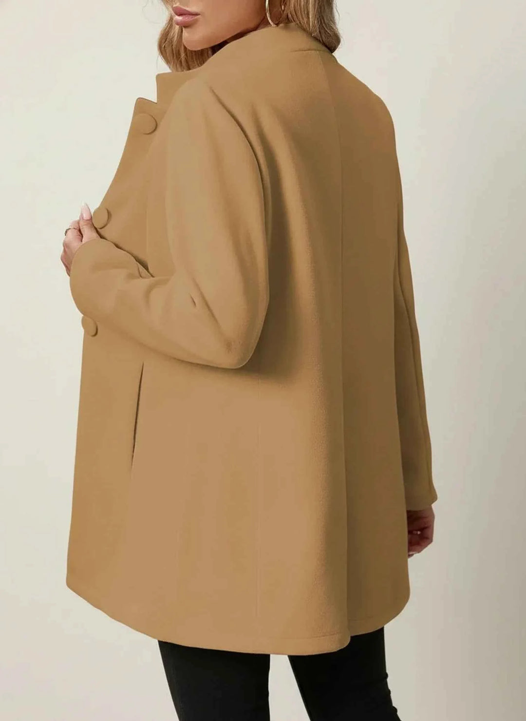 Women's Stand Collar Business Casual Blazer Coat