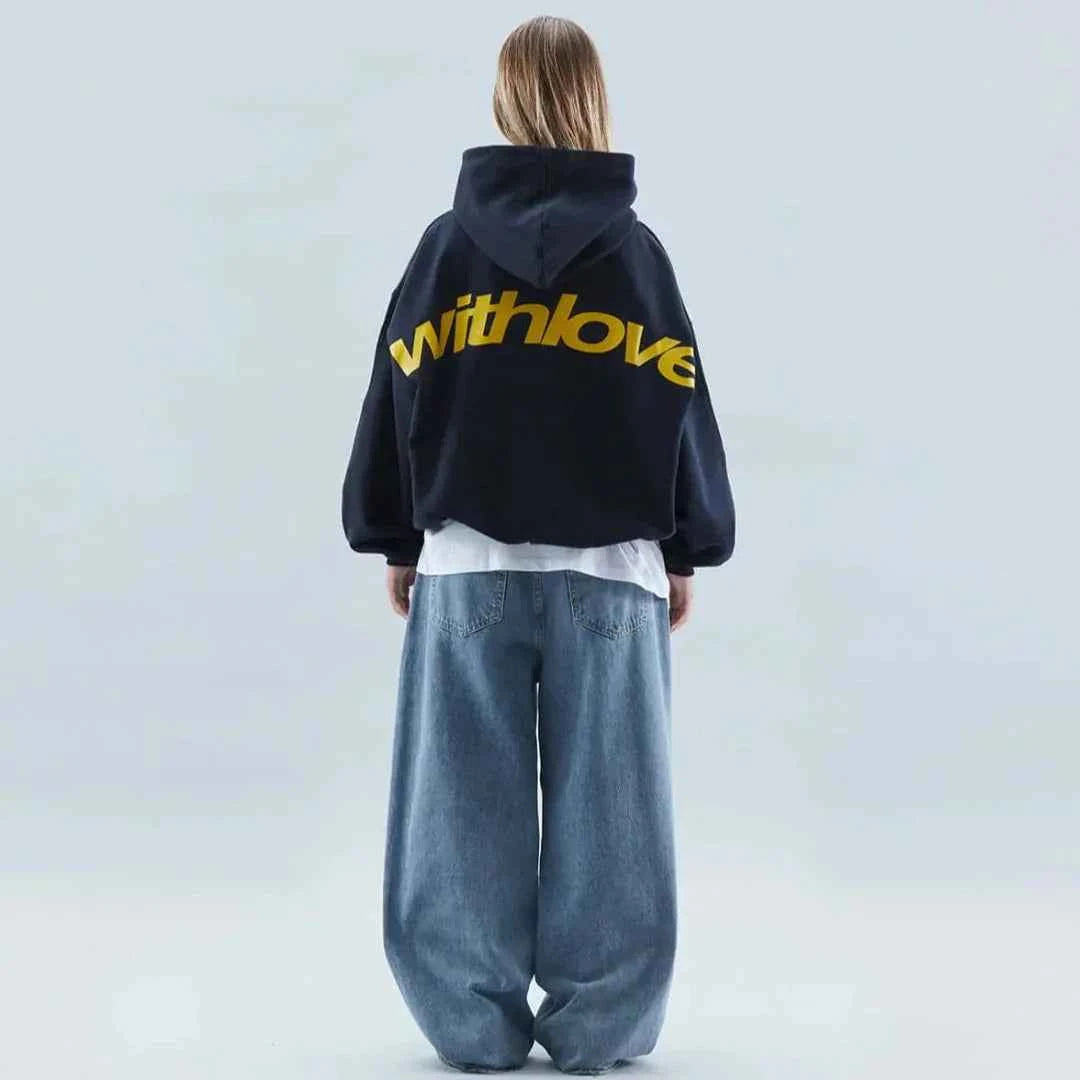 Women's Statement Casual Hoodie with Love