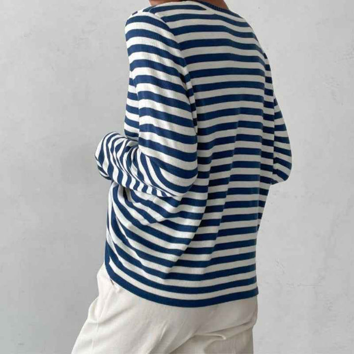 Women's Striped Knit Sweater