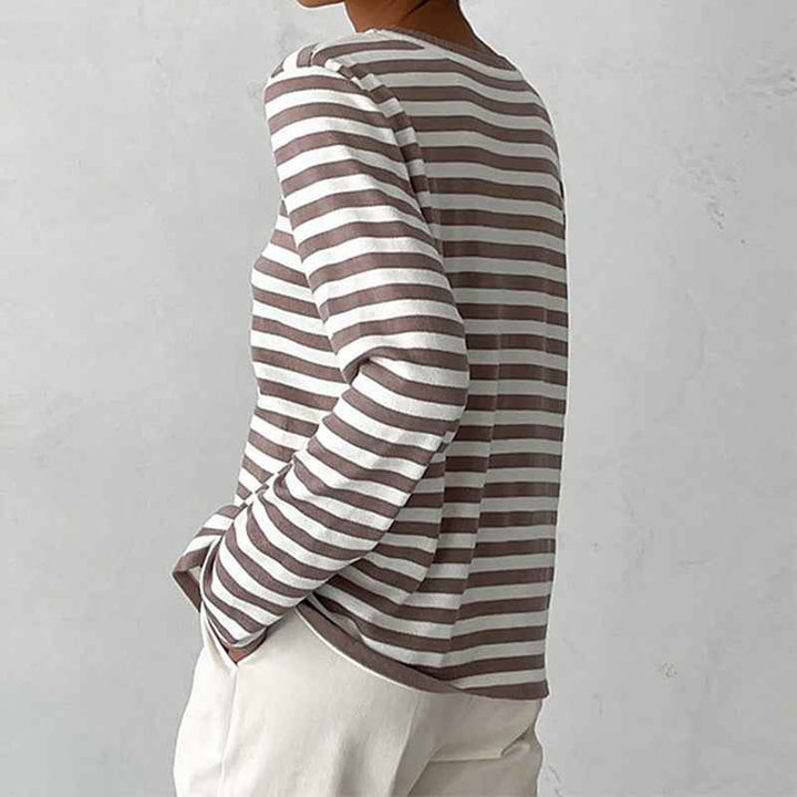Women's Striped Knit Sweater