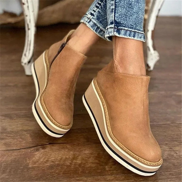 Women's Trendy Ankle Boots Beige