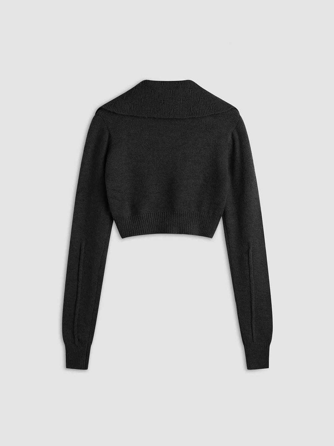 Women's Stylish Cropped Vest with Collar
