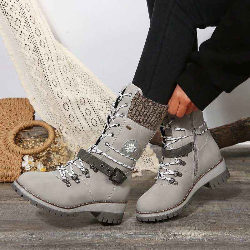 Women's Stylish High Heel Winter Boots – Warm & Chic for Cold Weather