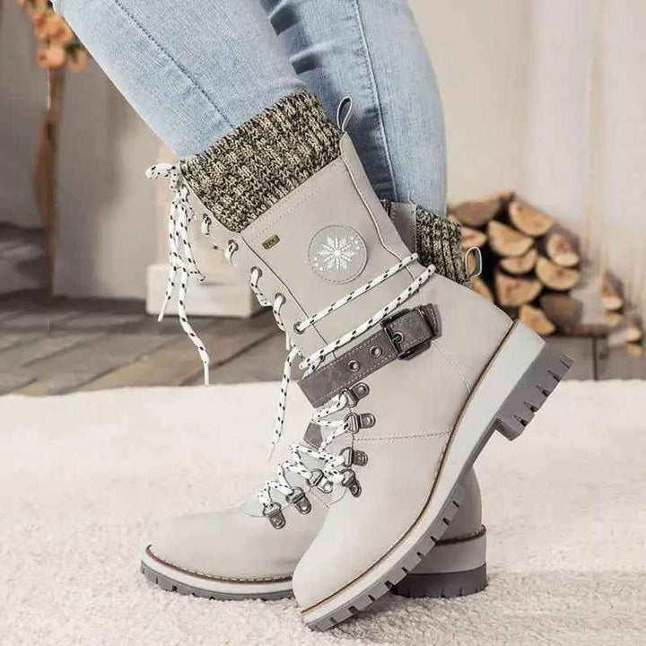 Women's Stylish High Heel Winter Boots – Warm & Chic for Cold Weather