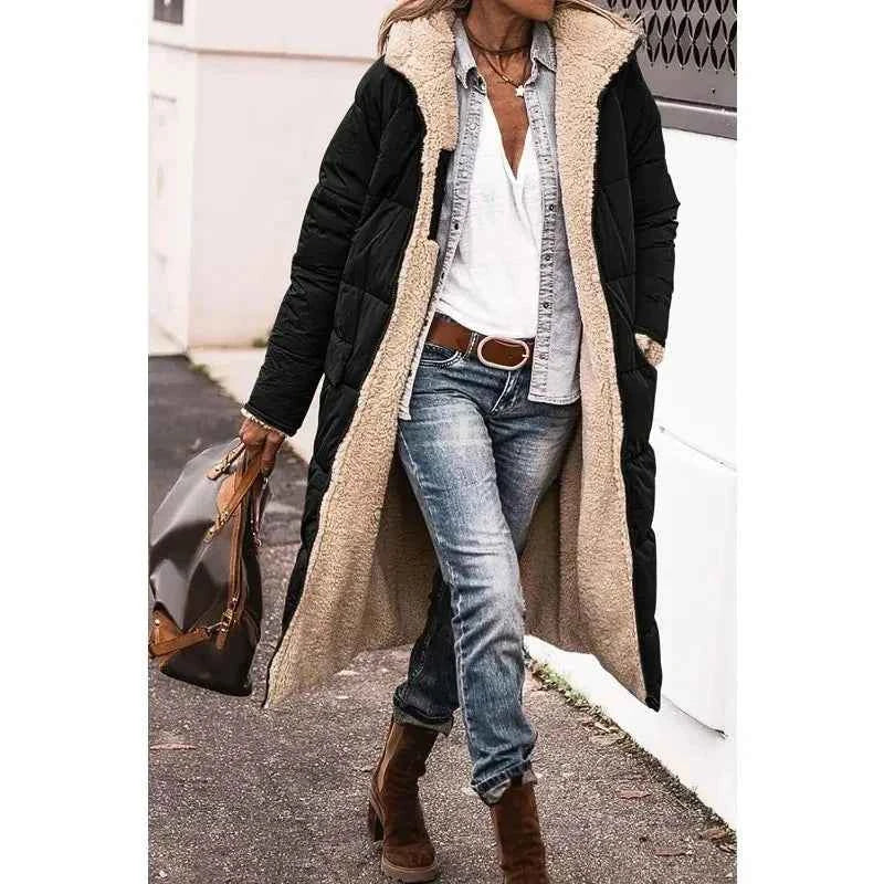 Women's Stylish Winter Coat Black