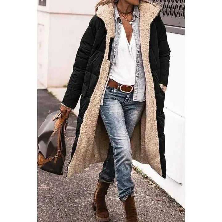 Women's Stylish Winter Coat Black