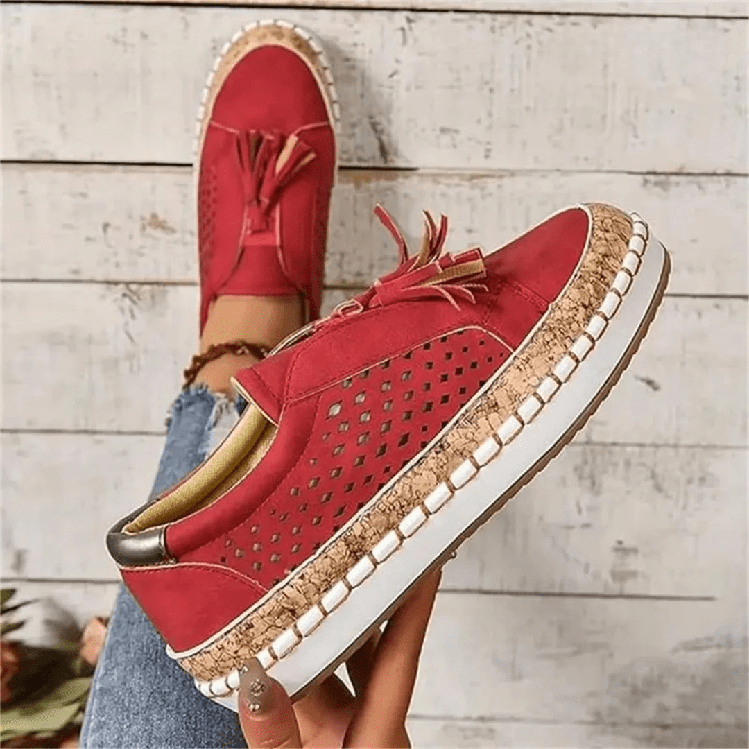 Women's Summer Slip-On Loafers with Tassel Detail
