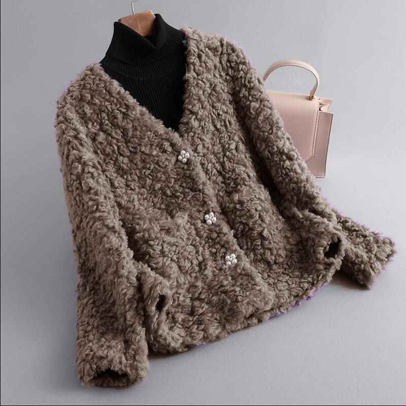 Women's Teddy Jacket - Cozy and Stylish Outerwear Mink Brown
