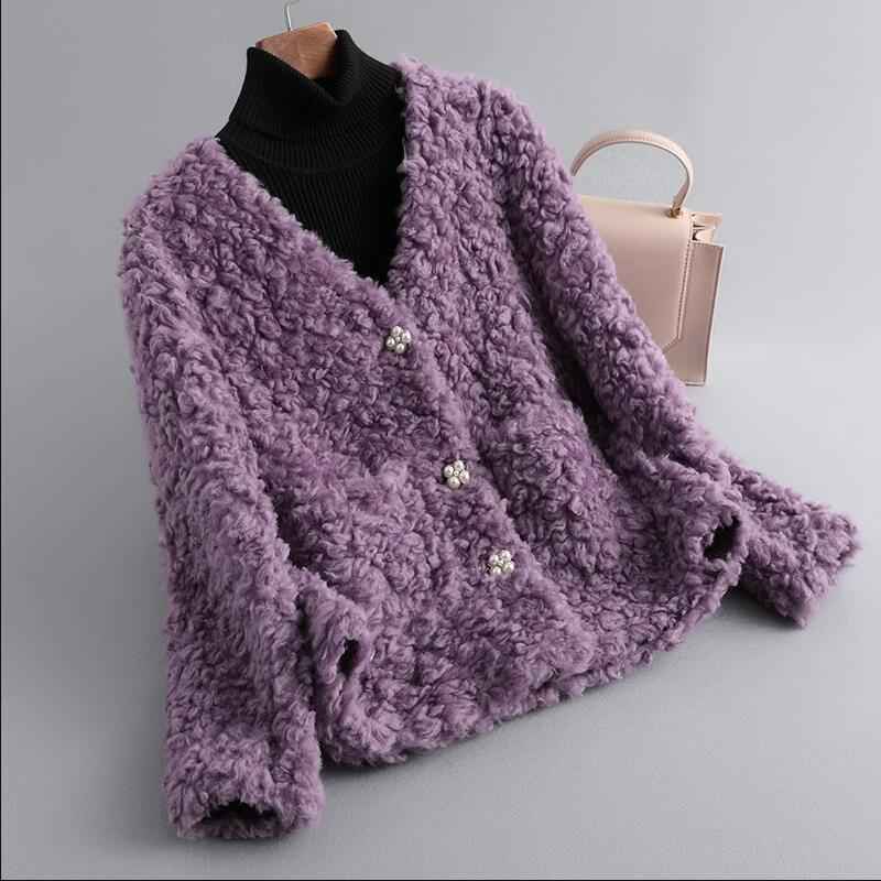Women's Teddy Jacket - Cozy and Stylish Outerwear Lavender