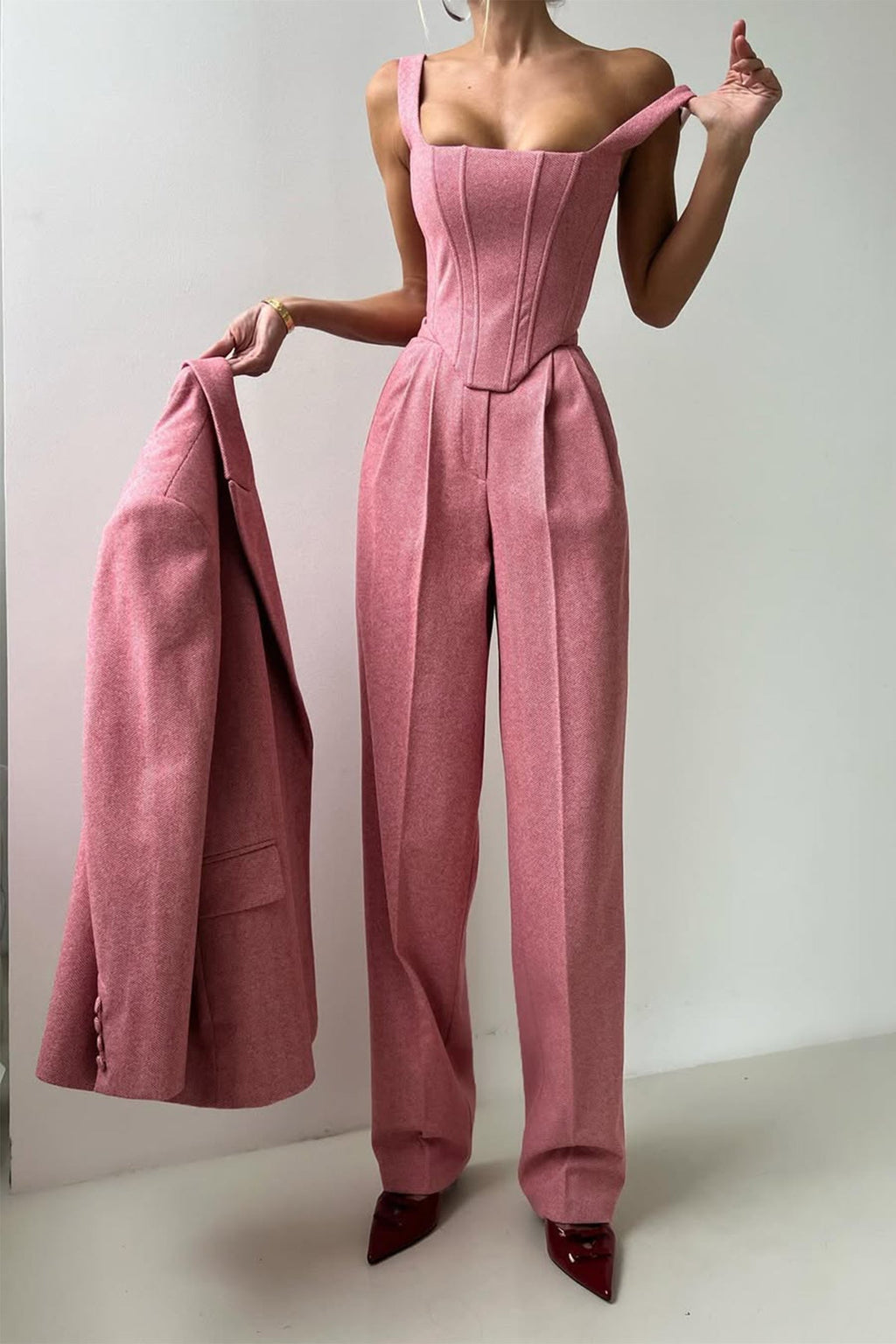 Women's Three-Piece Trouser Suit Set