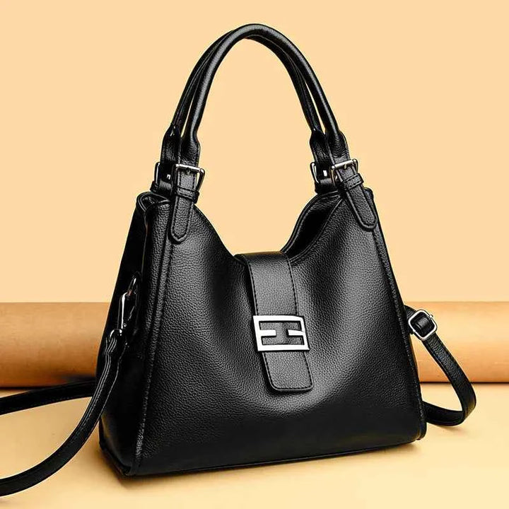 Women's Small Crossbody Tote Bag Black