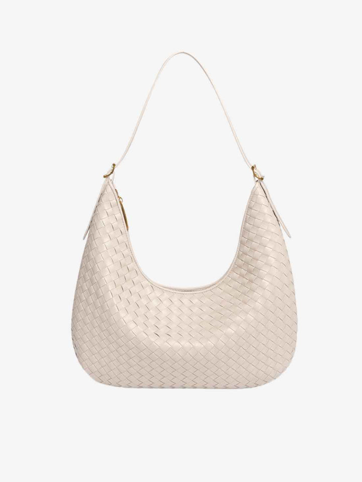 Elegant Women's Chic Tote Bag Off-White