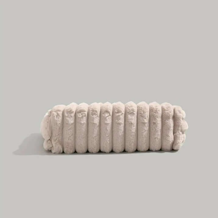 Trendy Women's Tote Bag with Plush Pom-Pom Handles