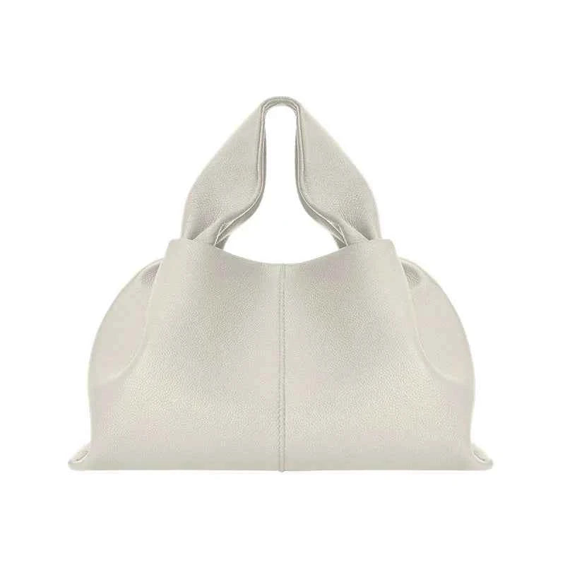 Women's Stylish Tote Bag with Thick Strap White