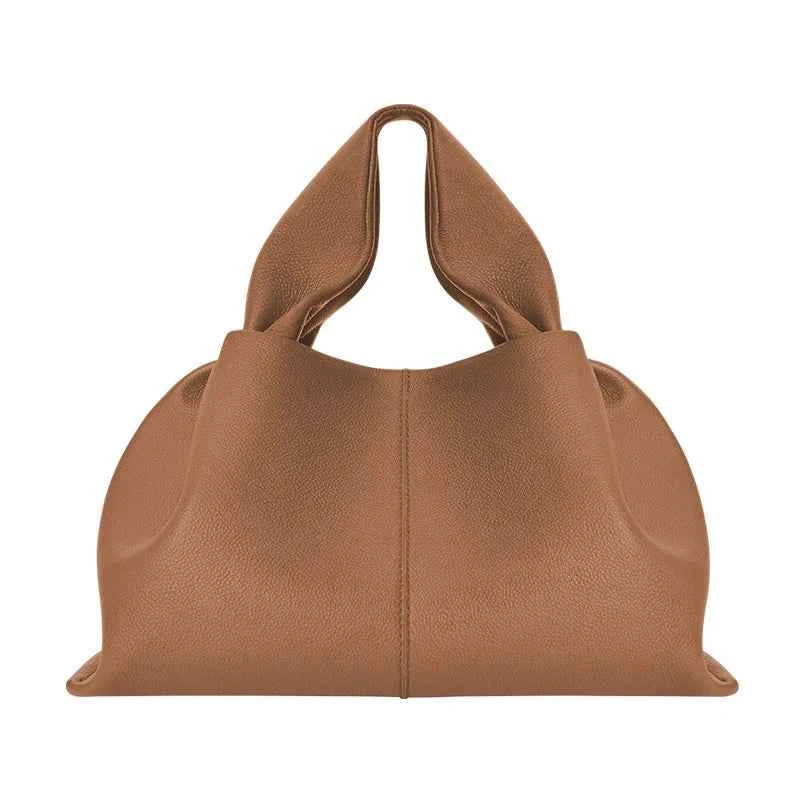Women's Stylish Tote Bag with Thick Strap Brown