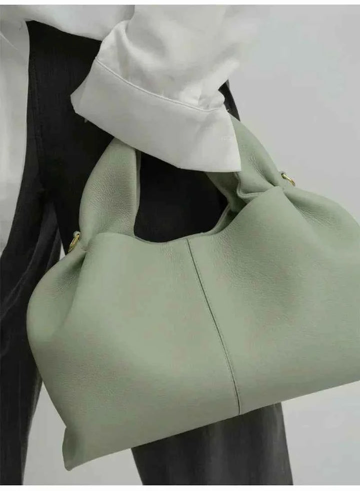 Women's Stylish Tote Bag with Thick Strap Green