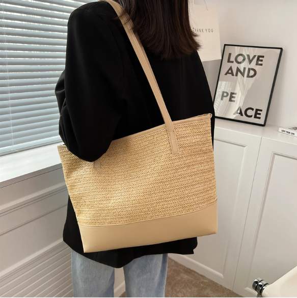 Women's Casual Woven Tote Bag