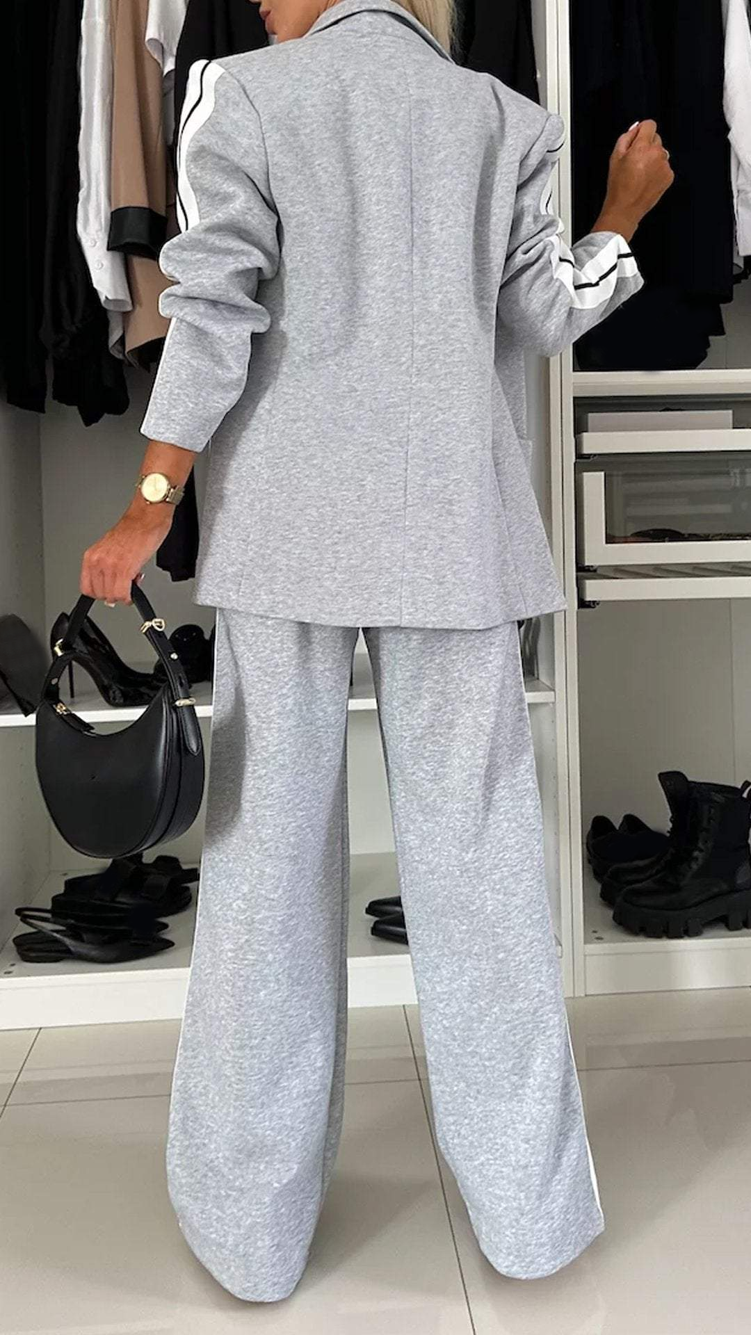 Women's Trendy Blazer and Pants Tracksuit