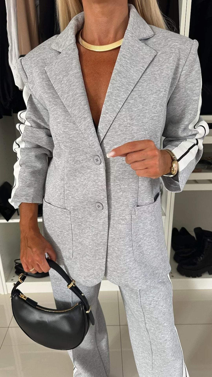 Women's Trendy Blazer and Pants Tracksuit