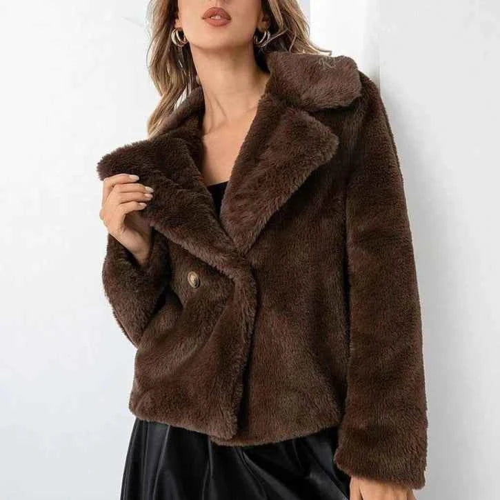 Women's Veloura Afterhours Jacket - Stylish Evening Outerwear Brown