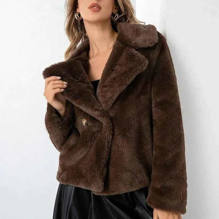 Women's Veloura Afterhours Jacket - Stylish Evening Outerwear Brown
