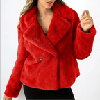 Women's Veloura Afterhours Jacket - Stylish Evening Outerwear Red
