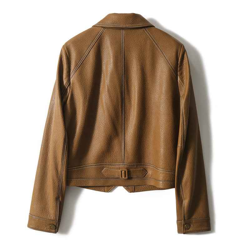 Women's Veloura Leather Jacket - Stylish & Durable Outerwear