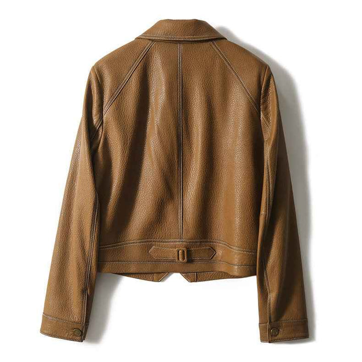 Women's Veloura Leather Jacket - Stylish & Durable Outerwear