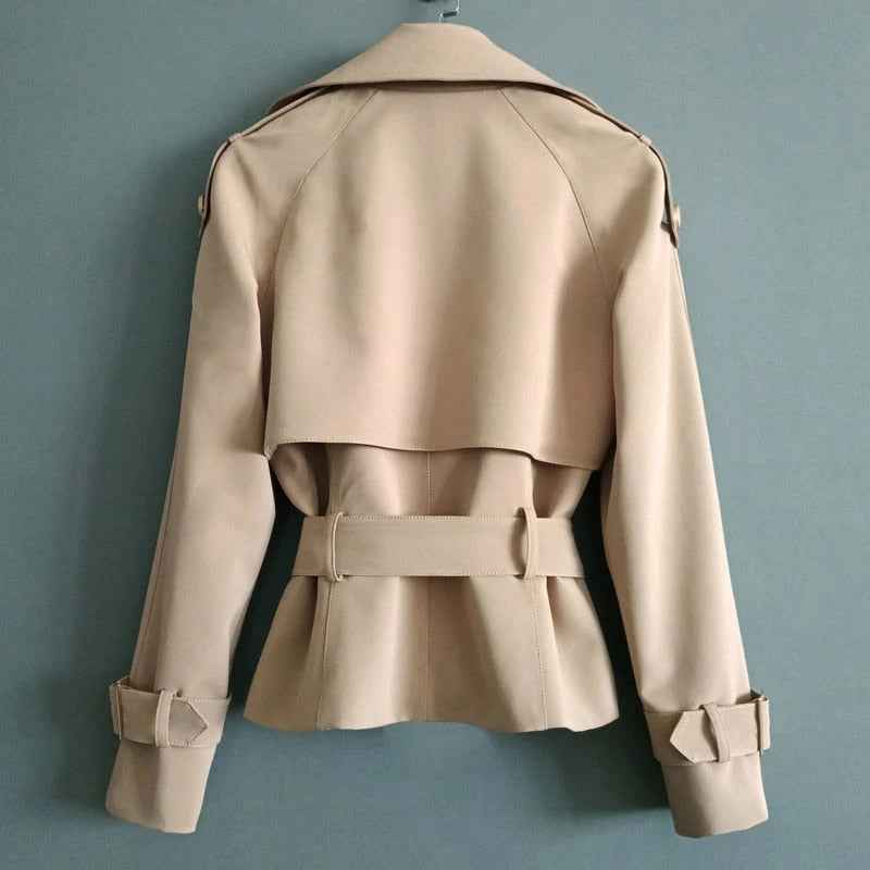 Women's Vintage Trench Coat - Classic Style