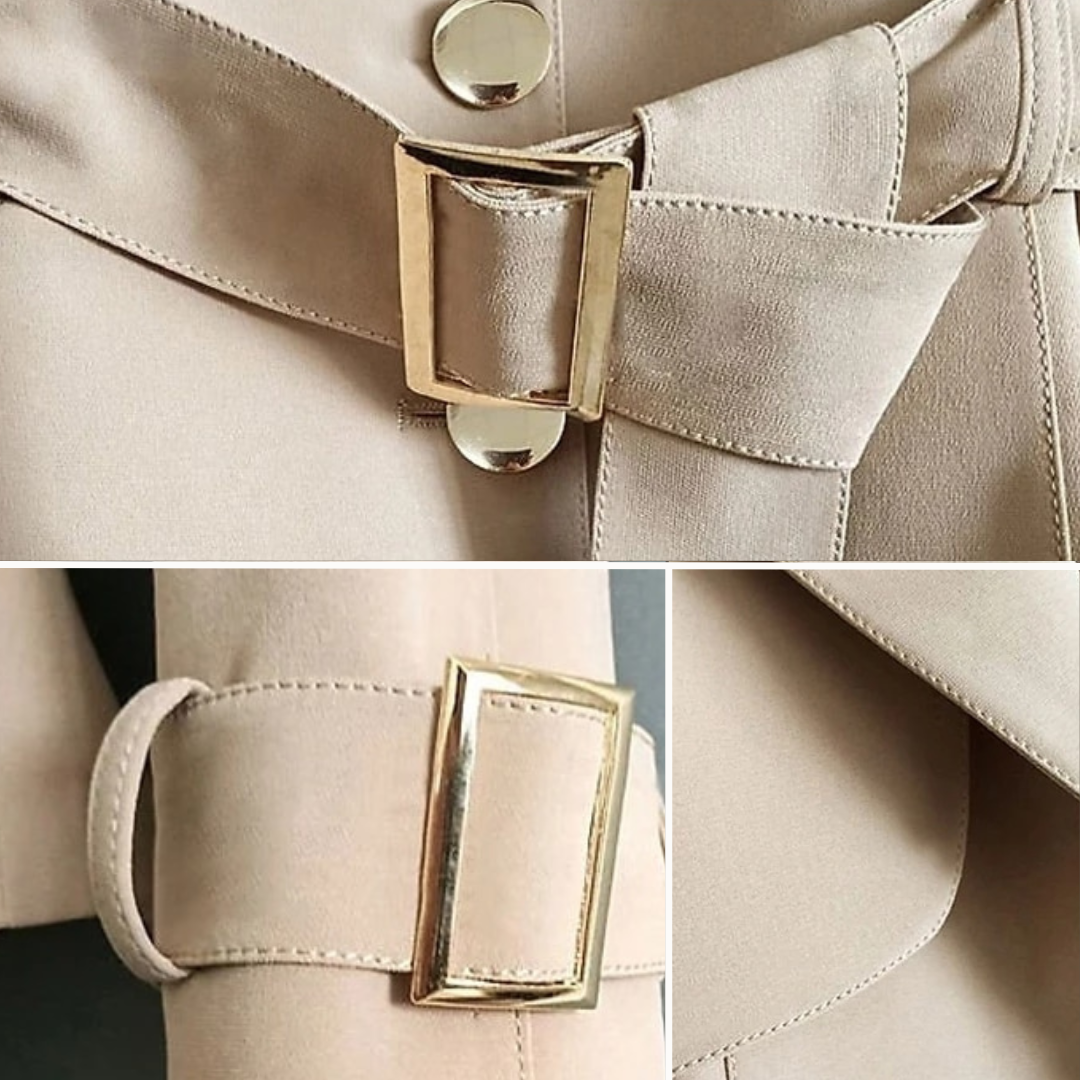 Women's Vintage Trench Coat - Classic Style