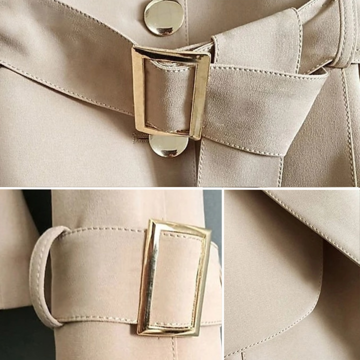 Women's Vintage Trench Coat - Classic Style