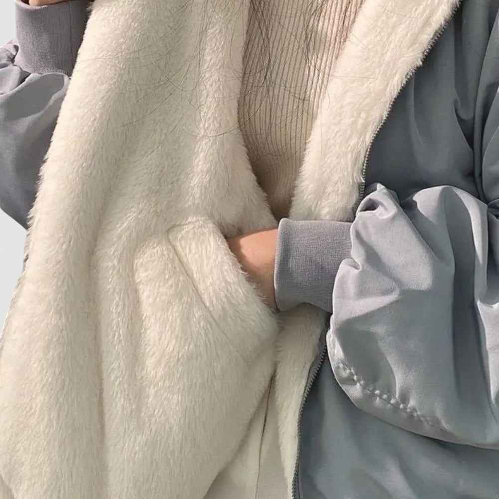 Women's Warm Fleece-Lined Winter Jacket | Cozy Fleece Jacket